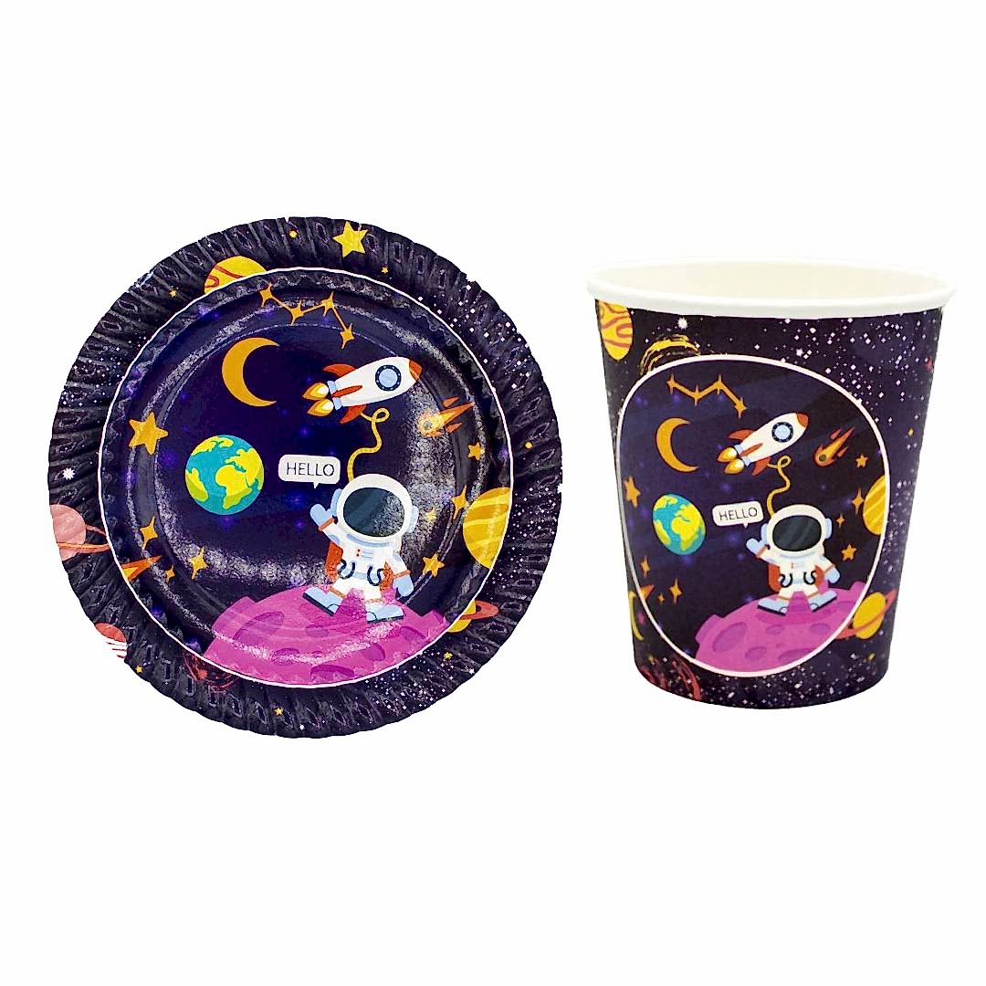 uzay-temali-tabak-bardak-set-karton-8-adet
