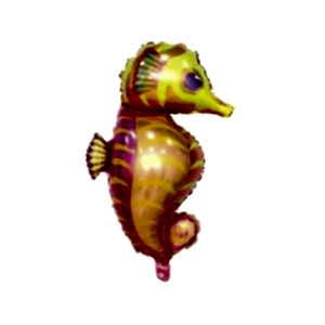 Deniz Atı Folyo Balon Sarı
