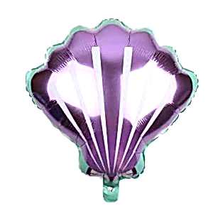 Deniz Kabuğu Folyo Balon Mor