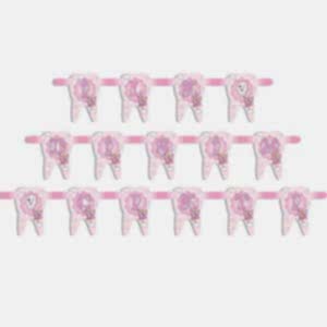 İlk Dişim Çıktı Banner Süs Pembe