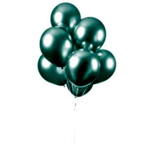 Yeşil Krom Balon 50 Adet