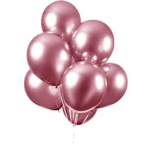 Pembe Krom Balon 50 Adet