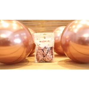 Pembe Krom Balon 50 Adet