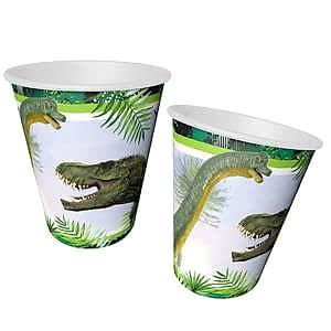 Vahşi Jurassic Karton Bardak 8 Adet