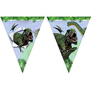 Vahşi Jurassic Üçgen Flama Set