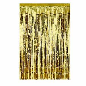 Metalize Arka Fon Kapı Püskülü Gold