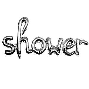 Shower Folyo Balon Gümüş