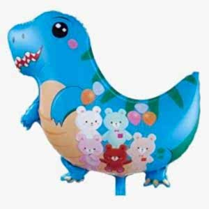 Dinozor Folyo Balon Mavi