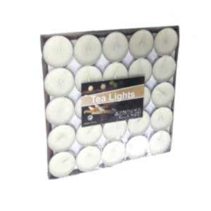 Tealight Mum Beyaz 50 Adet