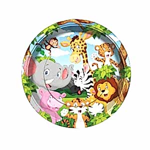 Safari Lisanlı Karton Tabak 8 Adet