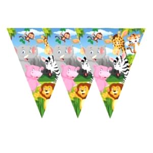 Safari Temalı Flama Bayrak 320 cm
