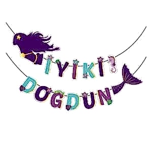 Deniz Kızı 3D Banner Süs