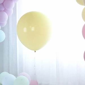 Makaron Balon Sarı 50 Adet