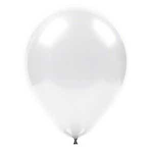 Metalik Balon Beyaz 100 Adet