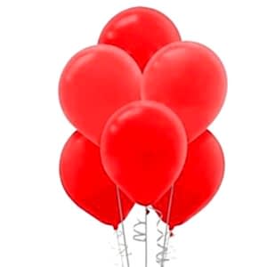 Metalik Balon Kırmızı 100 Adet