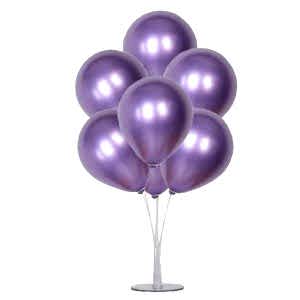 Metalik Balon Lila 100 Adet