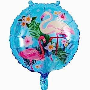 Folyo Balon Flamingo Mavi