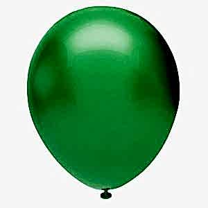 Metalik Balon Yeşil 100 Adet
