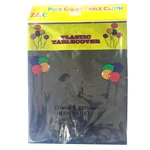 Siyah Plastik Masa Örtüsü