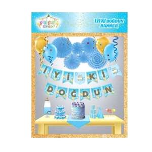 Mavi Gold İyi Ki Doğdun Banner