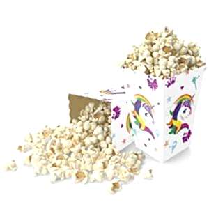 Beyaz Unicorn Mısır Kutusu 8 Adet